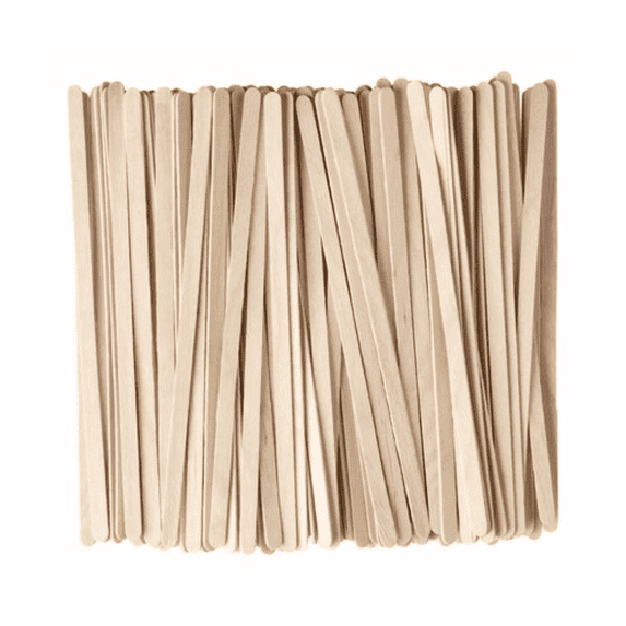 Supplika 7” Eco-Friendly Birch Wood Coffee Drink Stirrers (1000 Pack)