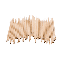 Supplika Bamboo Wooden Toothpicks | Large Wood Round Toothpicks | Sturdy Safe Single Sided Party, Appetizer, Barbecue, Fruit, Teeth Cleaning Toothpicks. (1000 Count)