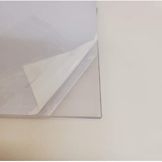  1/4 (6mm) Clear Polycarbonate 12x12 Sheet 0.220-0.236 Thick  Lexan Nominal Size AZM
