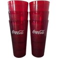 Supply Depot Coca Cola Restaurant Red Plastic Tumblers 16oz Carlisle