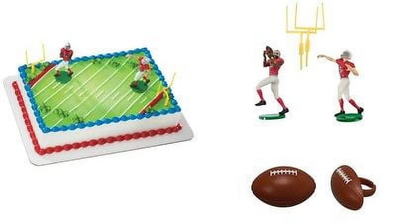 Supply Football Players Cake Topper Set, by National Cake Supply (12 Count)