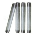 thumbnail image 1 of Supply Giant 1-1/2" x 12", Steel Pipe, pre cut Industrial Pipe, Threaded Pipe Nipples and Fittings, Build Vintage DIY Furniture, Galvanized (Pack Of 4), 1 of 2