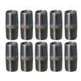 thumbnail image 1 of Supply Giant 1/2" x 2", Steel Pipe, pre cut Industrial Pipe, Threaded Pipe Nipples and Fittings, Build Vintage DIY Furniture, Galvanized (Pack Of 10), 1 of 2