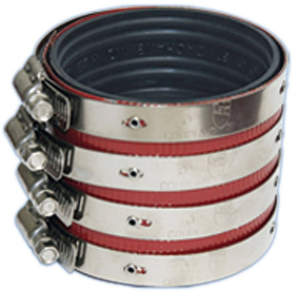 Supply Giant 15200CS 2" Heavy Duty, No-Hub Coupling with Colored Shield