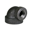 thumbnail image 1 of Supply Giant 3" x 2" 90 Degree Black Pipe Fitting Reducing Street Elbow Cast Iron, 1 of 6