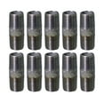 thumbnail image 1 of Supply Giant 3" x 3", Steel Pipe, pre cut Industrial Pipe, Threaded Pipe Nipples and Fittings, Build Vintage DIY Furniture, Galvanized (Pack Of 10), 1 of 2