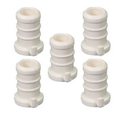 PEXFLOW Supply Giant 5-12PPPL Plastic PEX Poly Alloy Plug End Cap Barb Pipe Fitting 1/2 Inch Pack of 5