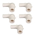 thumbnail image 1 of Supply Giant 5-3412PPRL Plastic PEX Poly Alloy 90 Degree Elbow Barb Pipe Fitting 3/4 x 1/2 Inches Pack of 5, 1 of 2