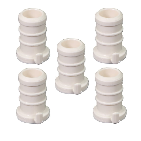 Supply Giant 5-34PPPL Plastic PEX Poly Alloy Plug End Cap Barb Pipe Fitting 3/4 Inch Pack of 5