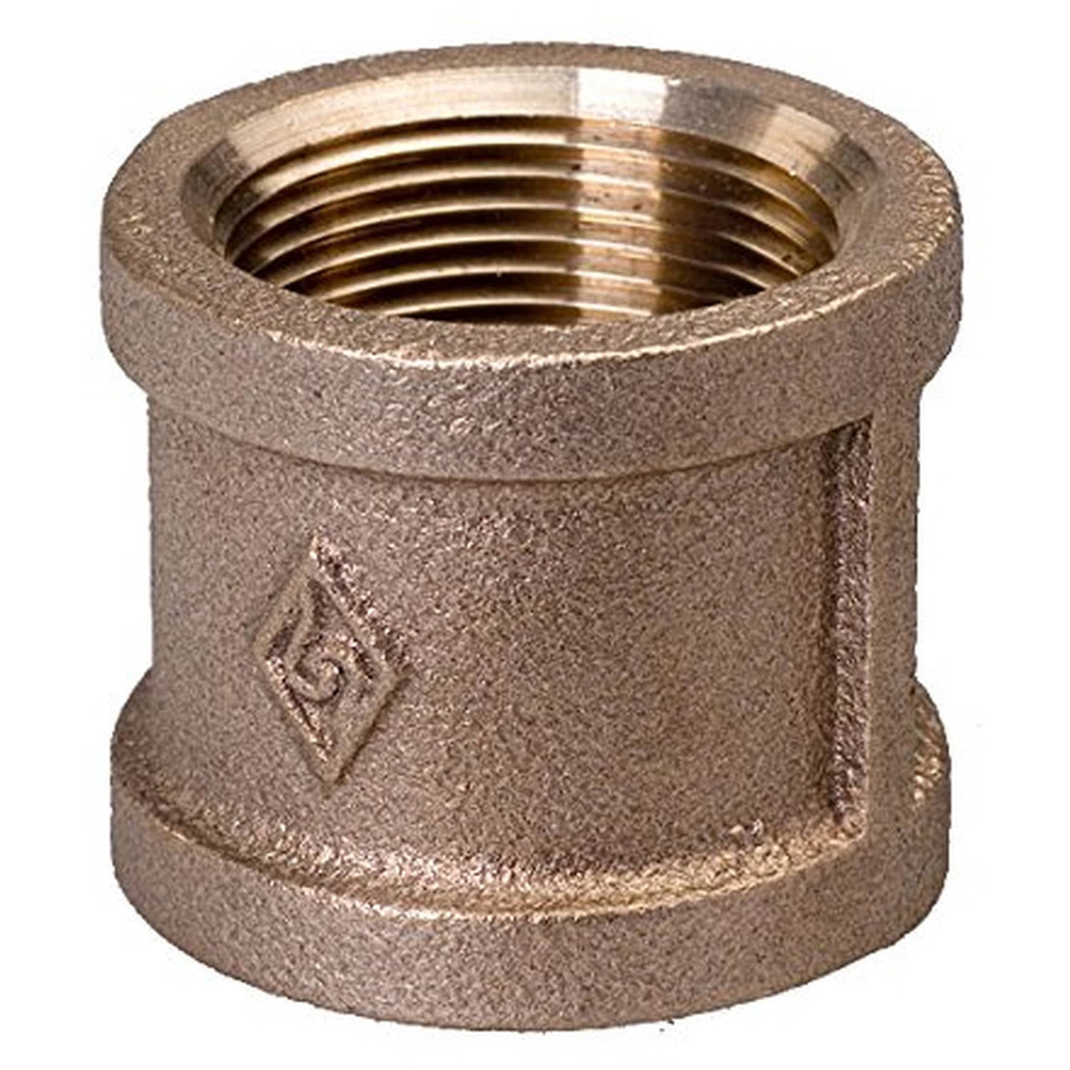 3/4 Inch Brass Coupling with Lead-Free Finish