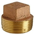 thumbnail image 1 of Supply Giant BRPL0112-NL 1-1/2" Brass Square Head Cored Plug, Lead Free, 1 of 1