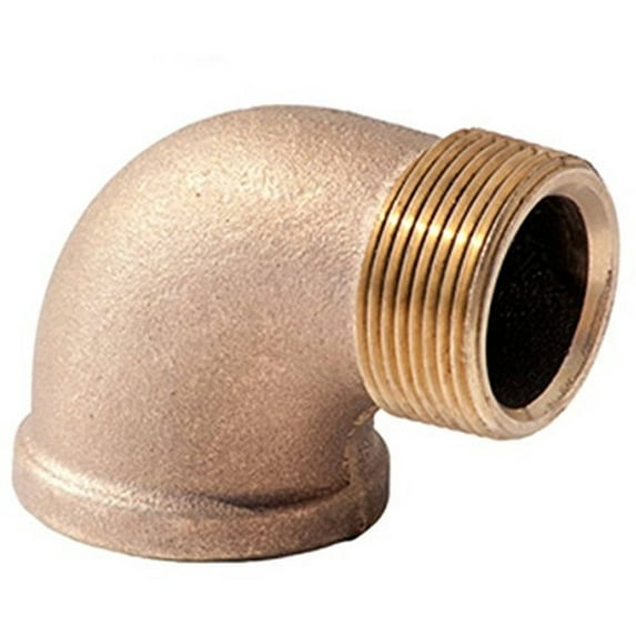 Supply Giant BRSN0014-NL 1/4" 90-Degree Street Elbow, Lead Free