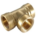 thumbnail image 1 of Supply Giant BRTE0200-NL 2" Brass Tee, Lead Free, 1 of 4