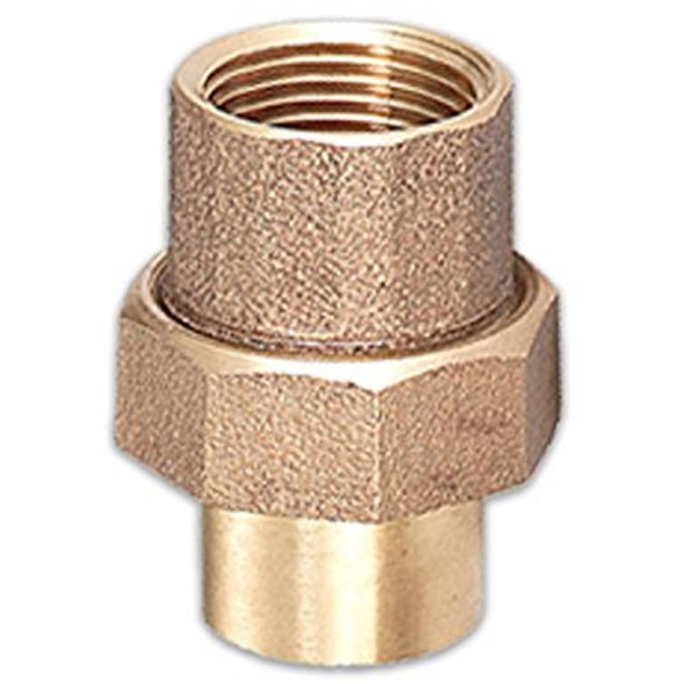 PlumberStop - 3/4 Copper Press COUPLING WITHOUT STOP For All Copper Pipe Type L, M, K, Plumbing and Heating