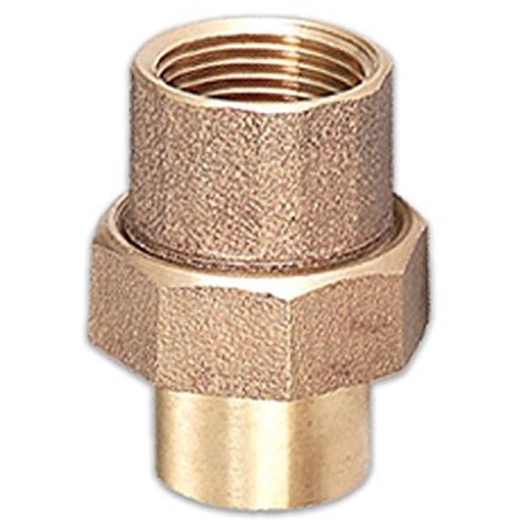 Supply Giant CCCU0300 3" Nominal Size Straight Union with Sweat Sockets for Use with 3-1/8" OD Copper Pipe