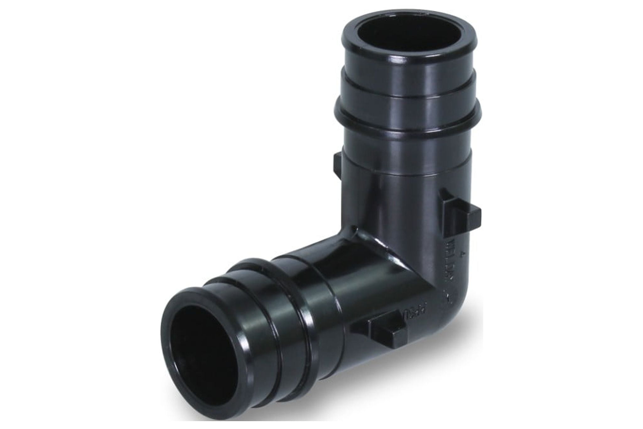 Supply Giant PEX-A 90 Degree Elbow Pipe Fitting; Plastic Poly Alloy; 1-1/4’’ Expansion Barb Connections; Black