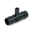 thumbnail image 1 of Supply Giant PEX-A Reducing Tee Pipe Fitting; Plastic Poly Alloy; 2'' x 2'’ x 1-1/4'' Expansion Barb; Black, 1 of 2