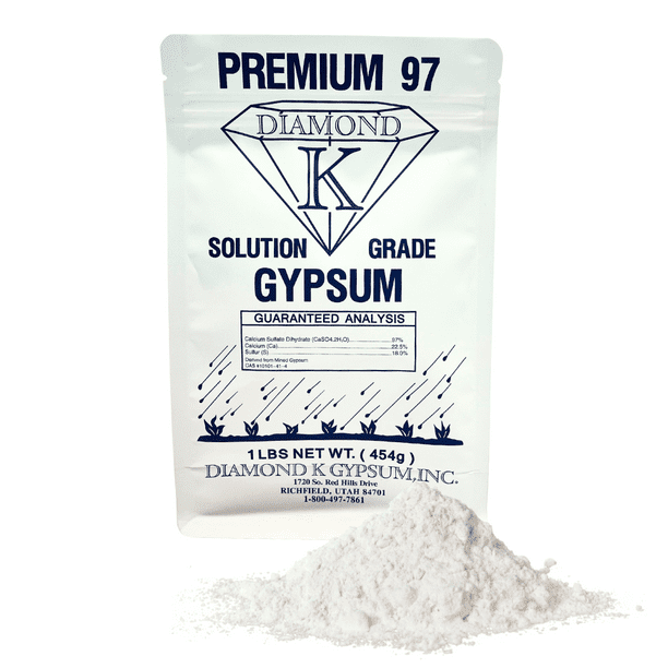 Supply Solutions Gypsum Organic Garden Grass Plant Food Lawn Fertilizer