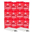 thumbnail image 1 of SupplyAID 12 Pack Emergency Fire Blanket for Camping Safety Supplies, White, 1 of 6