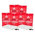 thumbnail image 1 of SupplyAID 6 Pack Emergency Fire Blanket for Camping Safety Supplies, White, 1 of 6