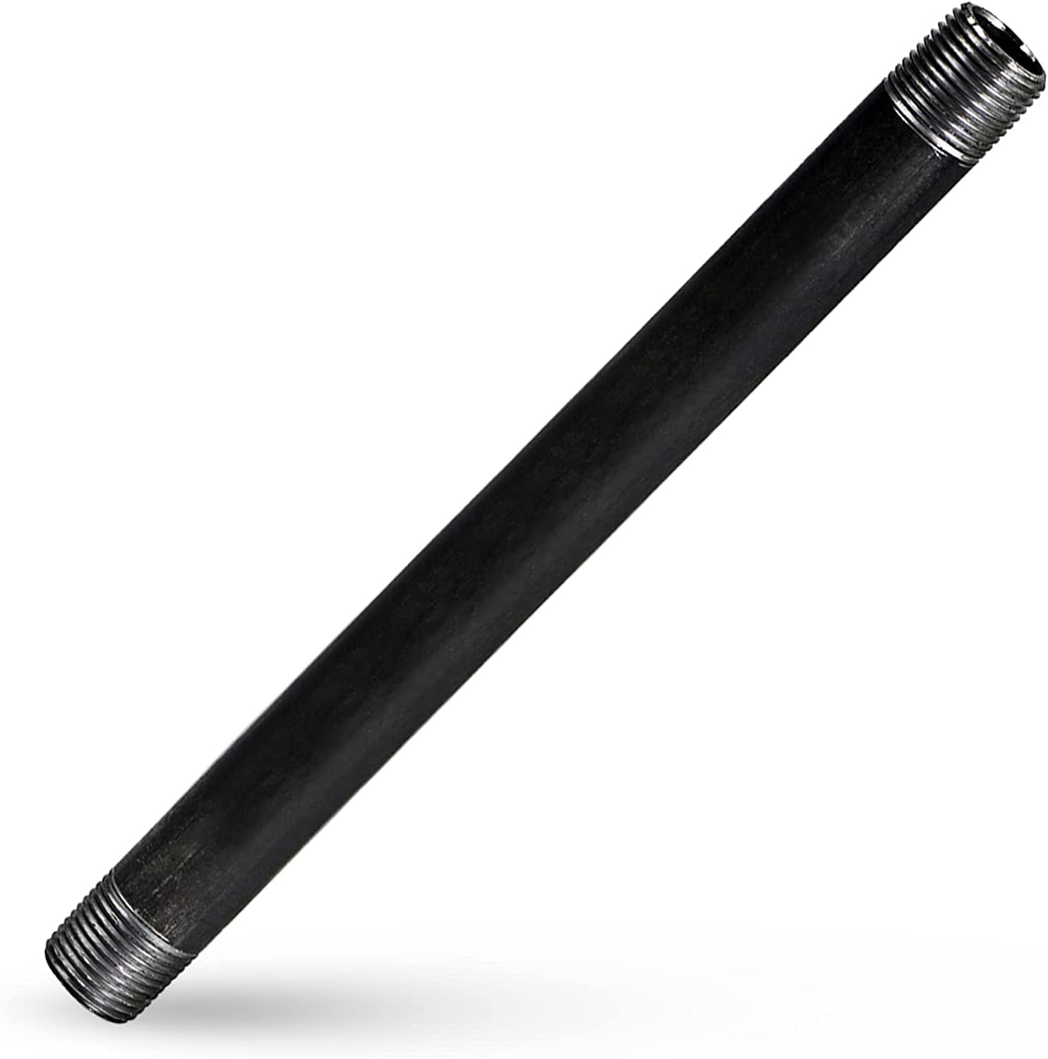 SupplyGiant 1 2 X 48 Inch Black Steel Pipe 5 Pack Heavy Duty supplygiant-1-2-x-48-inch-black-steel-pipe-5-pack-heavy-duty