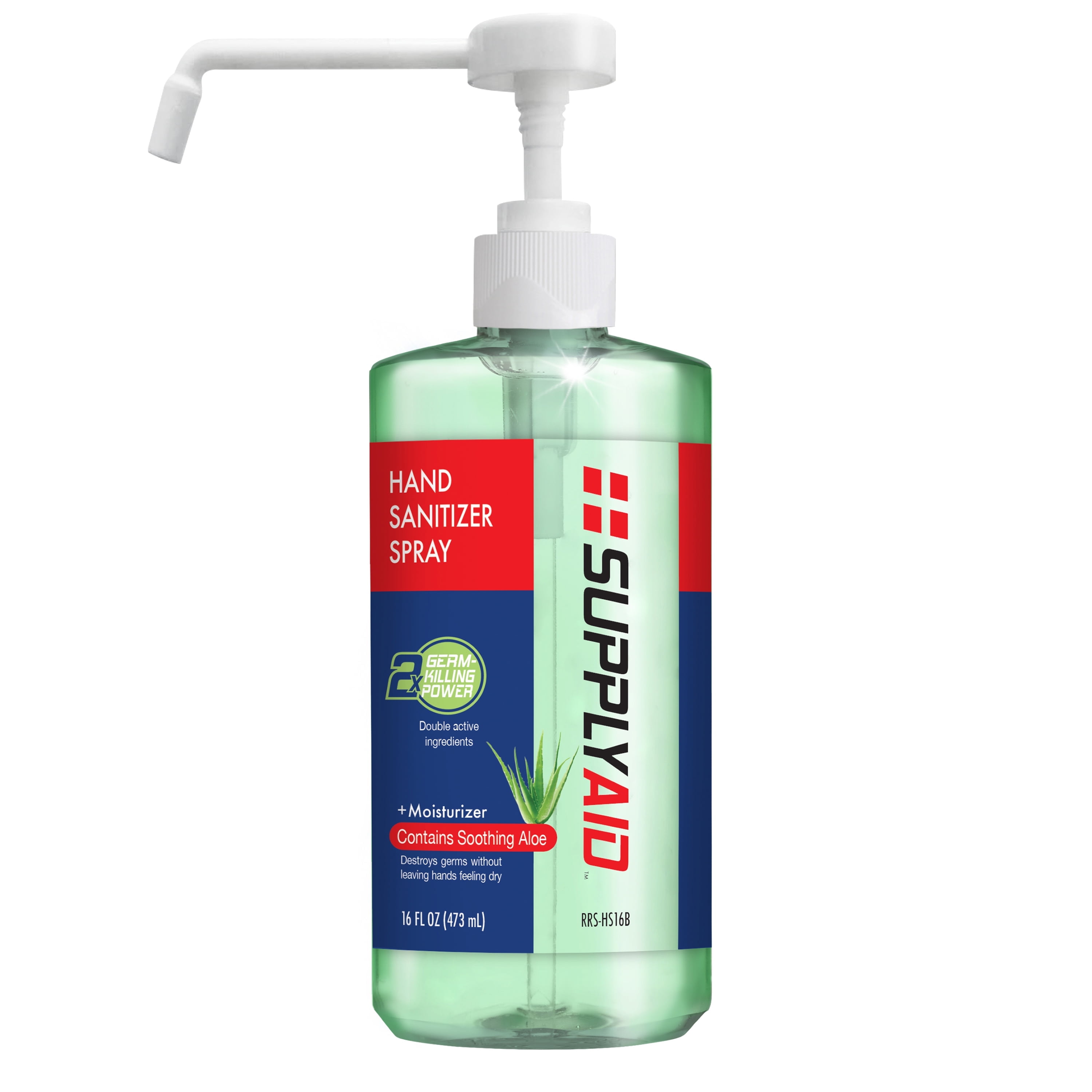 Supplyaid Dual-Action Hand Sanitizer Spray with Soothing Aloe