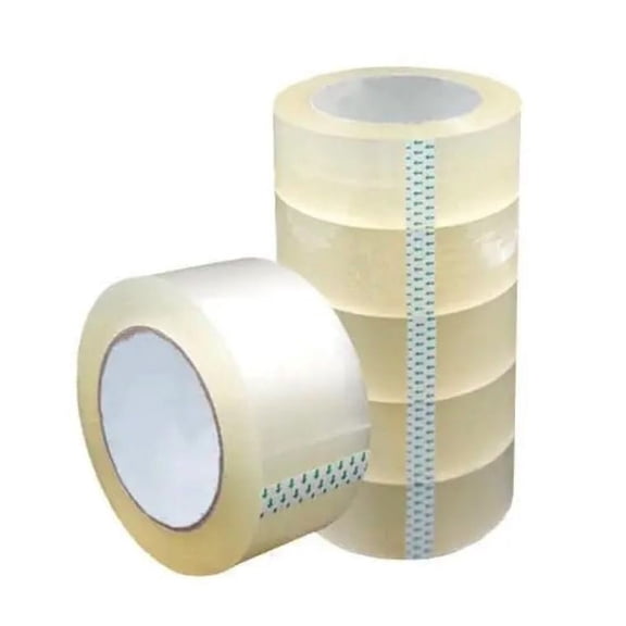 supplyhut 6 Rolls Shipping Packaging Box Packing Sealing Tape 2 mil 2" x 110 Yard 330FT
