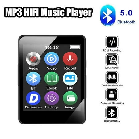 Support 128GB Bluetooth MP4/MP3 Lossless Music Player FM Radio Recorder Sport