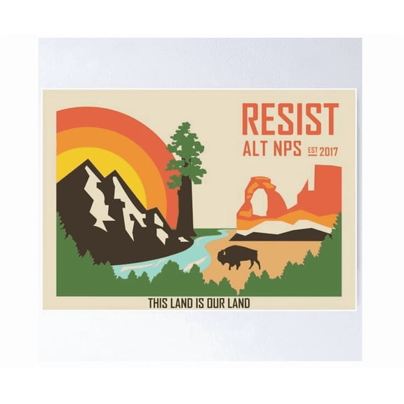 Support Alt Nps Poster Home Decor Office Wall Art Living Room Decor