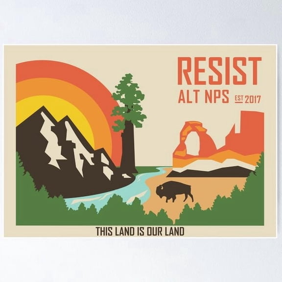 Support Alt Nps Poster, Poster Home Decor, Poster Only