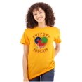 thumbnail image 1 of Support Autism Autistic Awareness Women's Graphic T Shirt Tees Brisco Brands S, 1 of 6