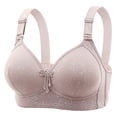 thumbnail image 1 of Support Bra for Women JIANLAI Anti Sagging Wireless Push Up Bras for Women No Underwire Full Coverage Bra Comfy Bras for Women Grey, 1 of 3