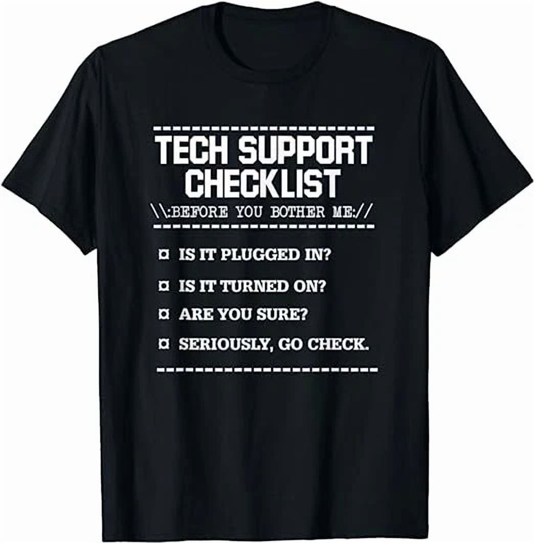 Funny Tech Support Checklist - Taza De Café Con Tecnología De La