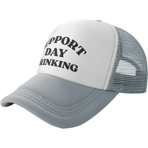 Support Day Drinking Mesh Hat Trucker Baseball Cap