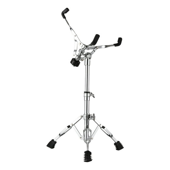 Support,Drum Stand 22mm Adjustable Snare Stand Pipe Diameter Adjustable Stand 22mm Pipe Fit 10 To Snare Stand Fit 22mm Pipe Diameter To 14 Inch Diameter Adjustable Snare 14 Inch Snare Silver