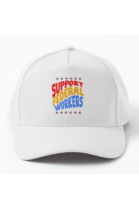 Support Federal Workers Baseball Cap, Protect and Defend Employees Statement Design Hat