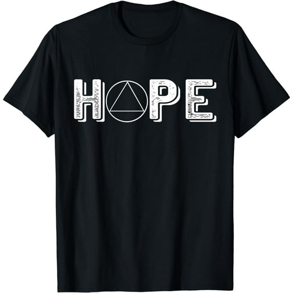 Support Hope 12 Step Recovery Alcoholic Abstinence Sobriety T-Shirt
