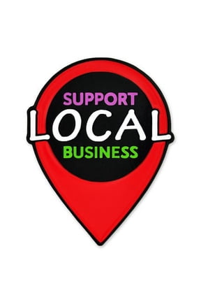 Support Local Business Lapel Pin