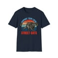 thumbnail image 1 of Support Local Street Cats, Gildan Unisex Shirt, Raccoon Graphic Tee, S-3XL, 1 of 3