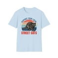 thumbnail image 1 of Support Local Street Cats, Gildan Unisex Shirt, Raccoon Graphic Tee, S-3XL, 1 of 3