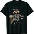 thumbnail image 1 of Support Local Street Cats! Raccoon, Skunk T-Shirt, 1 of 5