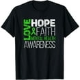 thumbnail image 1 of Support Mental Health Awareness Green Ribbon T-Shirt, 1 of 4
