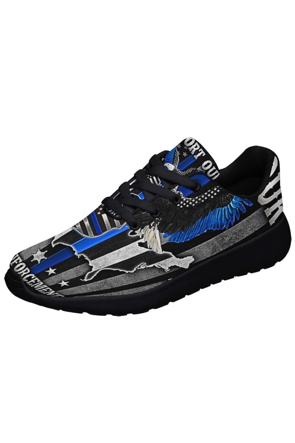 Support Our Law Enforcement Shoes Sneakers Black Size 8.5