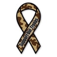 thumbnail image 1 of Support Our Troops Camouflage Ribbon Magnet, 1 of 1