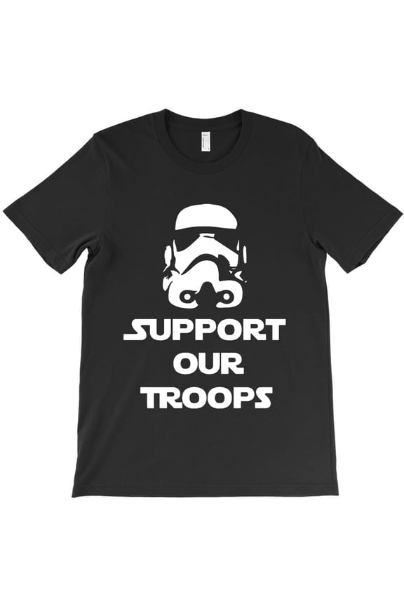Support Our Troops, Patriotic Military Appreciation Graphic Design - Breathable Material G18384 Unisex T-Shirt, Up to Size 5XL