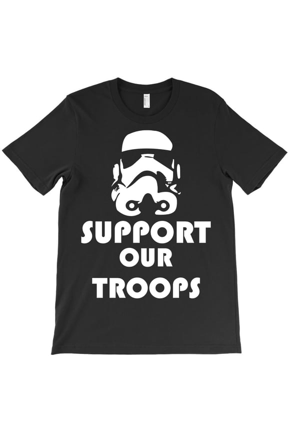 Support Our Troops, Patriotic Military Appreciation Graphic Design - Perfect Birthday Present G18354 Unisex T-Shirt, Up to Size 5XL