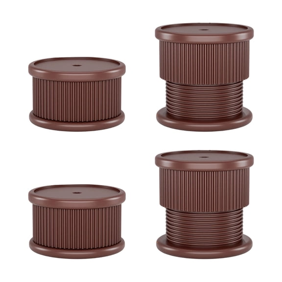 Support Pad for Furniture Leveling Plastic Adjustable Risers Including Nonslip Bottom for Height Increase