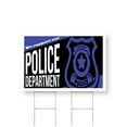 thumbnail image 1 of We Support our Police Department Yard Sign 24 Inch x 36 Inch Double Sided Weatherproof Heavy-Duty Plastic with Stake | Civic Engagement, Professional Display, Bold Messaging | Made in, 1 of 7