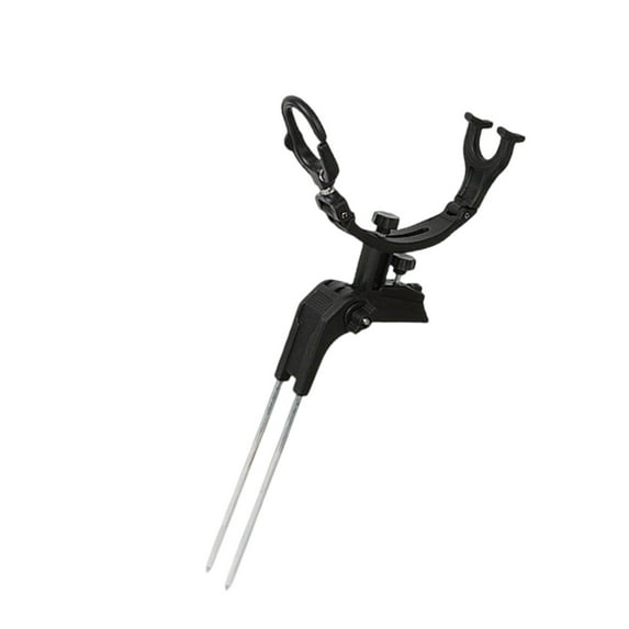 Support Rack with Stake Rod Holder Portable Mount Bracket Rod Stand