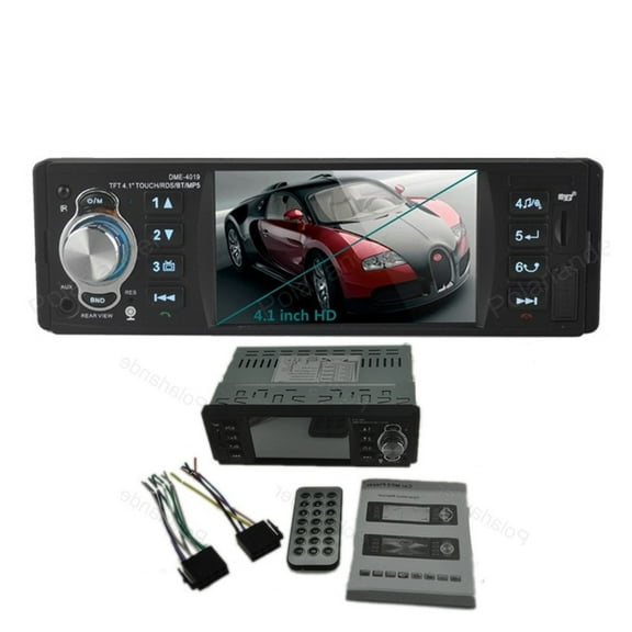 Support Rear Camera 4.1" TFT HD Digital Car MP5 Players Stereo FM Radios Audio USB RDS Function Bluetooth Auxin Touch Screen ,Multi-Transmission